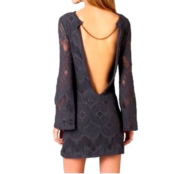 Nightcap Lace Backless Dress - Picture 3 of 10